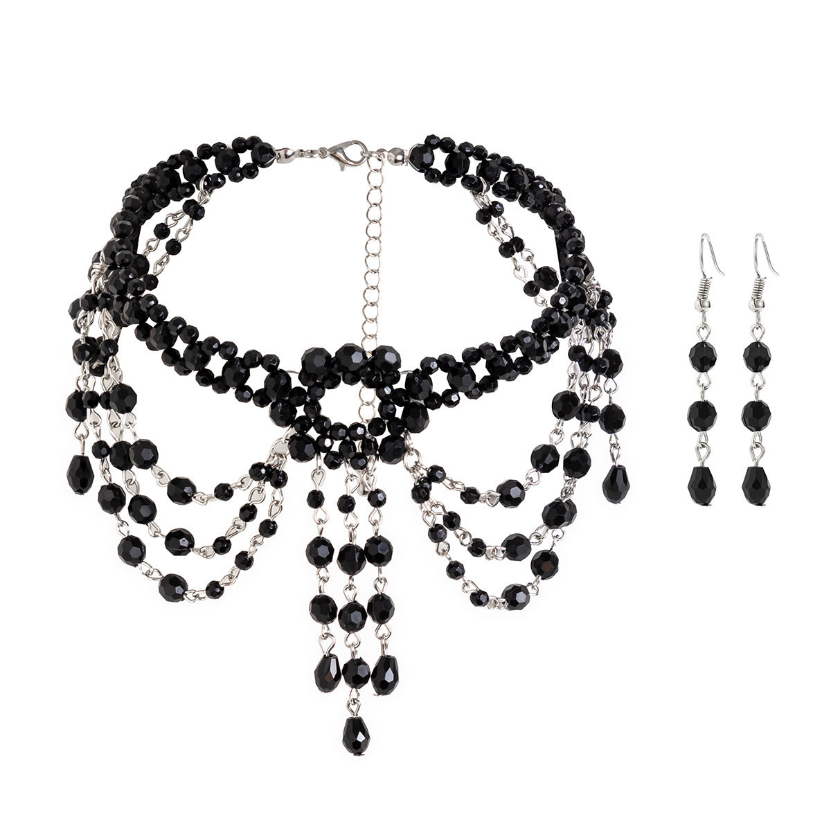 Das Kristall-Set Gothic Perlen gewebe