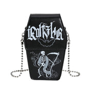 Coffin Board Gothic Style Tasche für Frauen Neue Nischen-Spoof Dark Skull