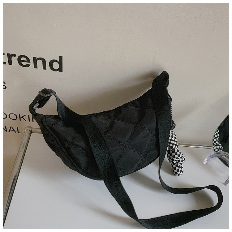 Women's Rhombus Casual Shoulder Underarm Bag