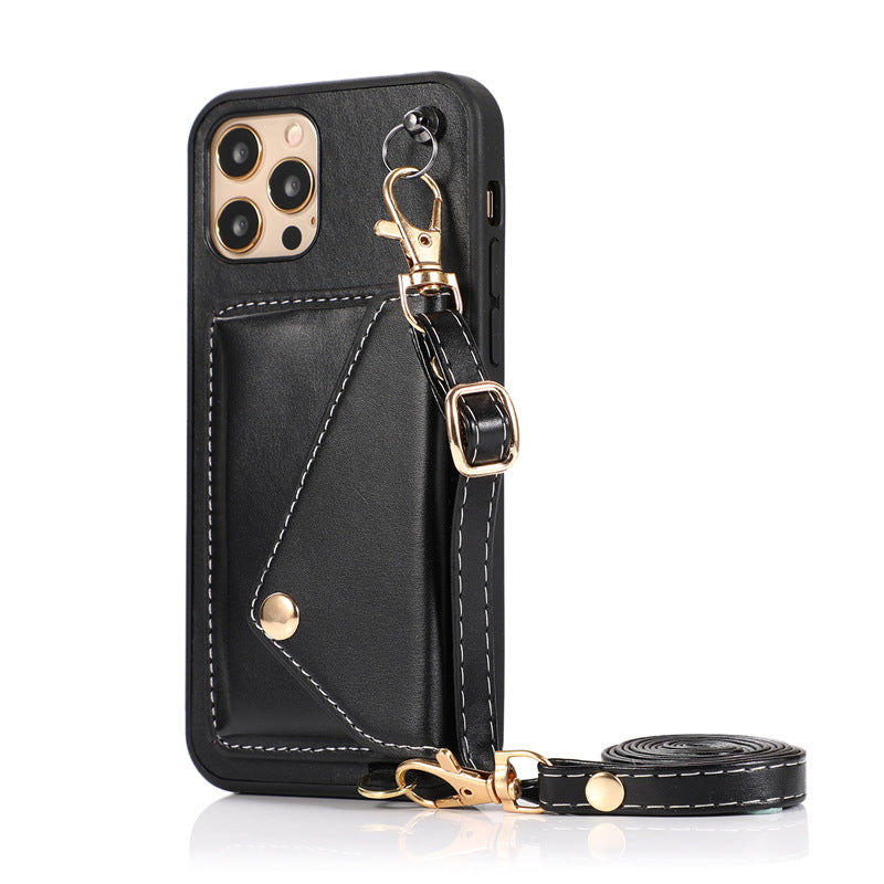 Geeignet für Handy hülle Leder Cross body