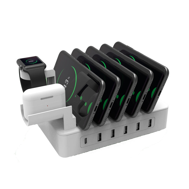 Desktop Multi-USB-Ladebox Schnell ladegerät