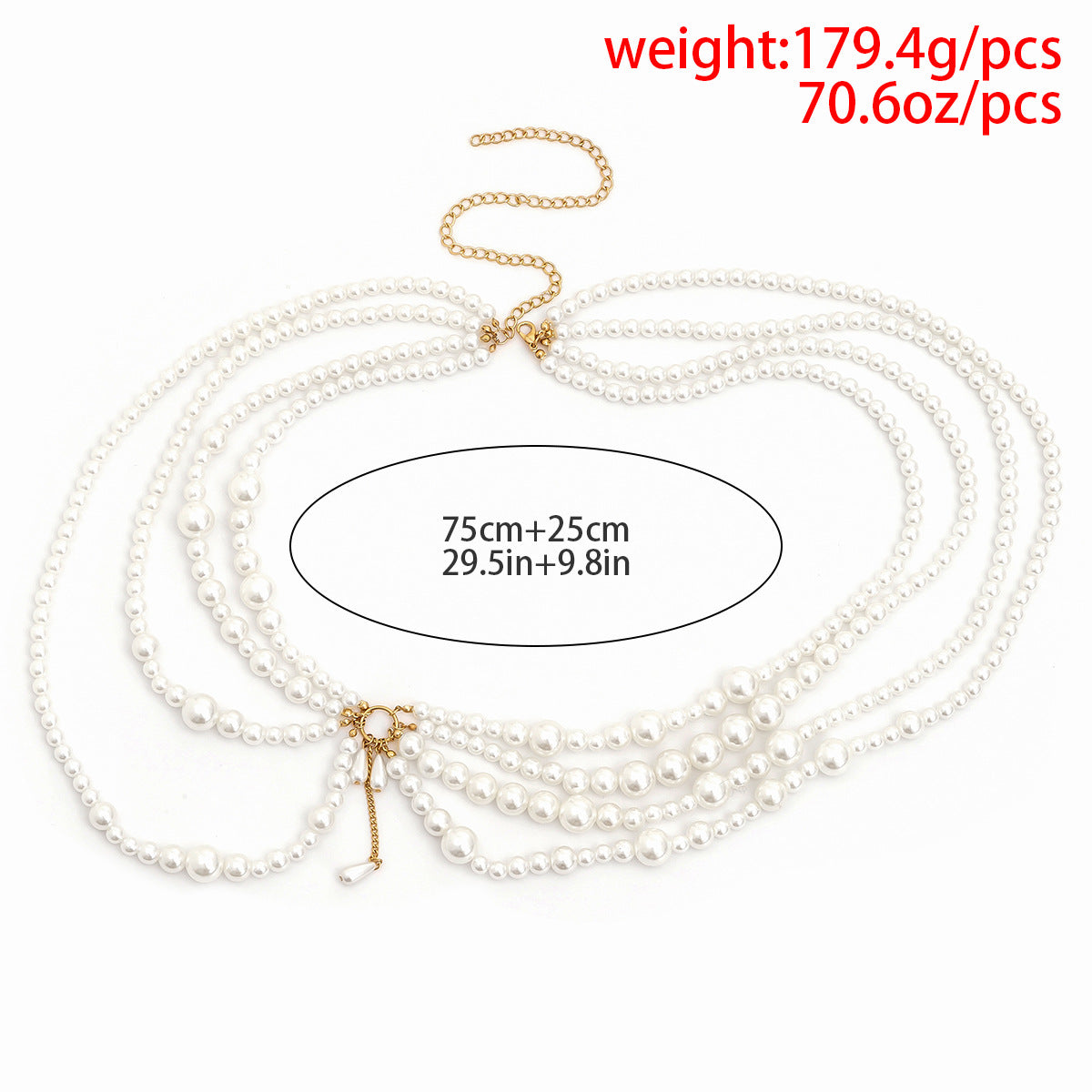 Holiday Pearl Bra Clothing Chain Female