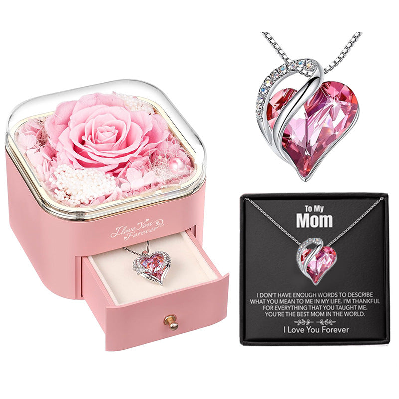 Valentines Day Rose Jewelry Storage Packaging Box