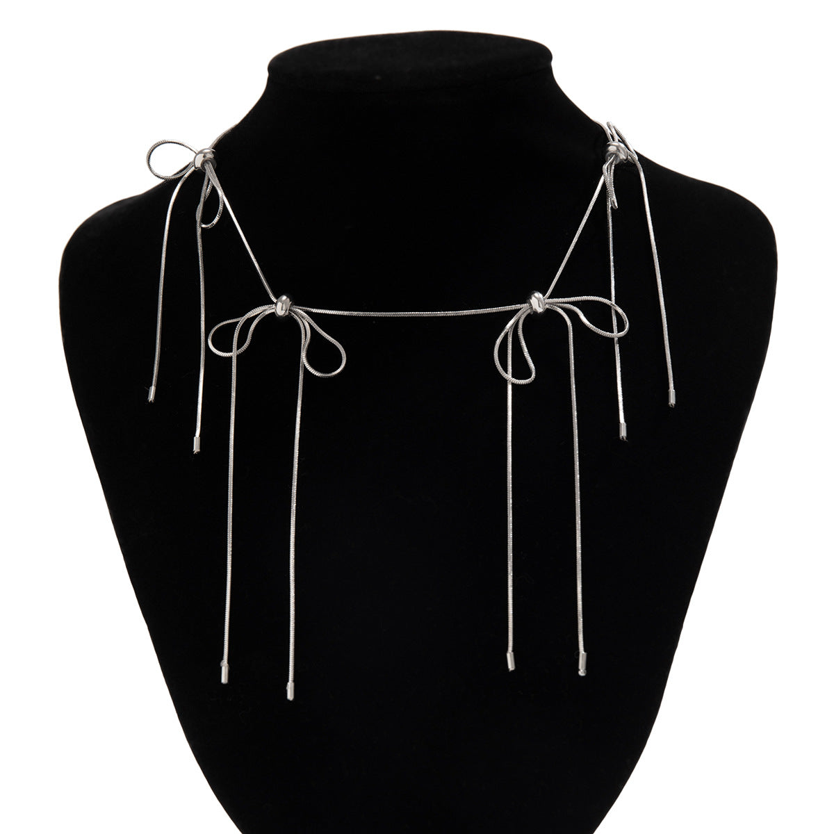 Bow Collar Female Niche Chain Knot