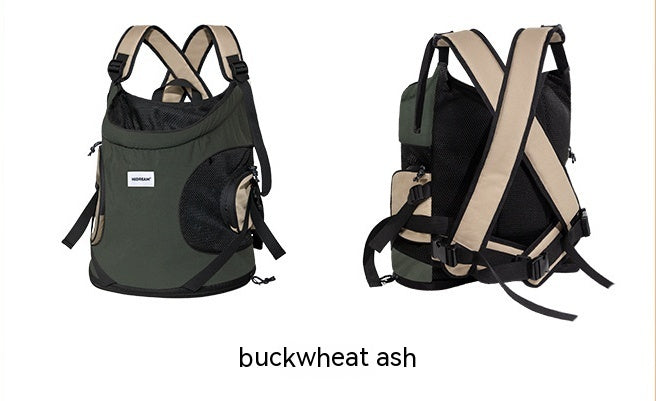 Katzen-Rucksack, atmungsaktive Canvas-Tasche für Haustiere