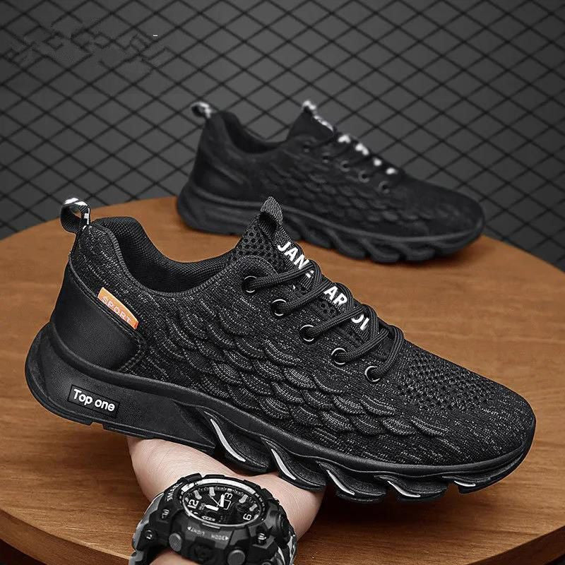 Air Cushion Sneaker Fly-Kit Mesh Freizeitschuhe Atmungsaktive Schuhe Laufschuhe