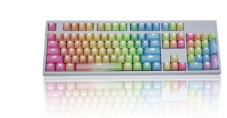 Colored keycap 104PBT material translucent