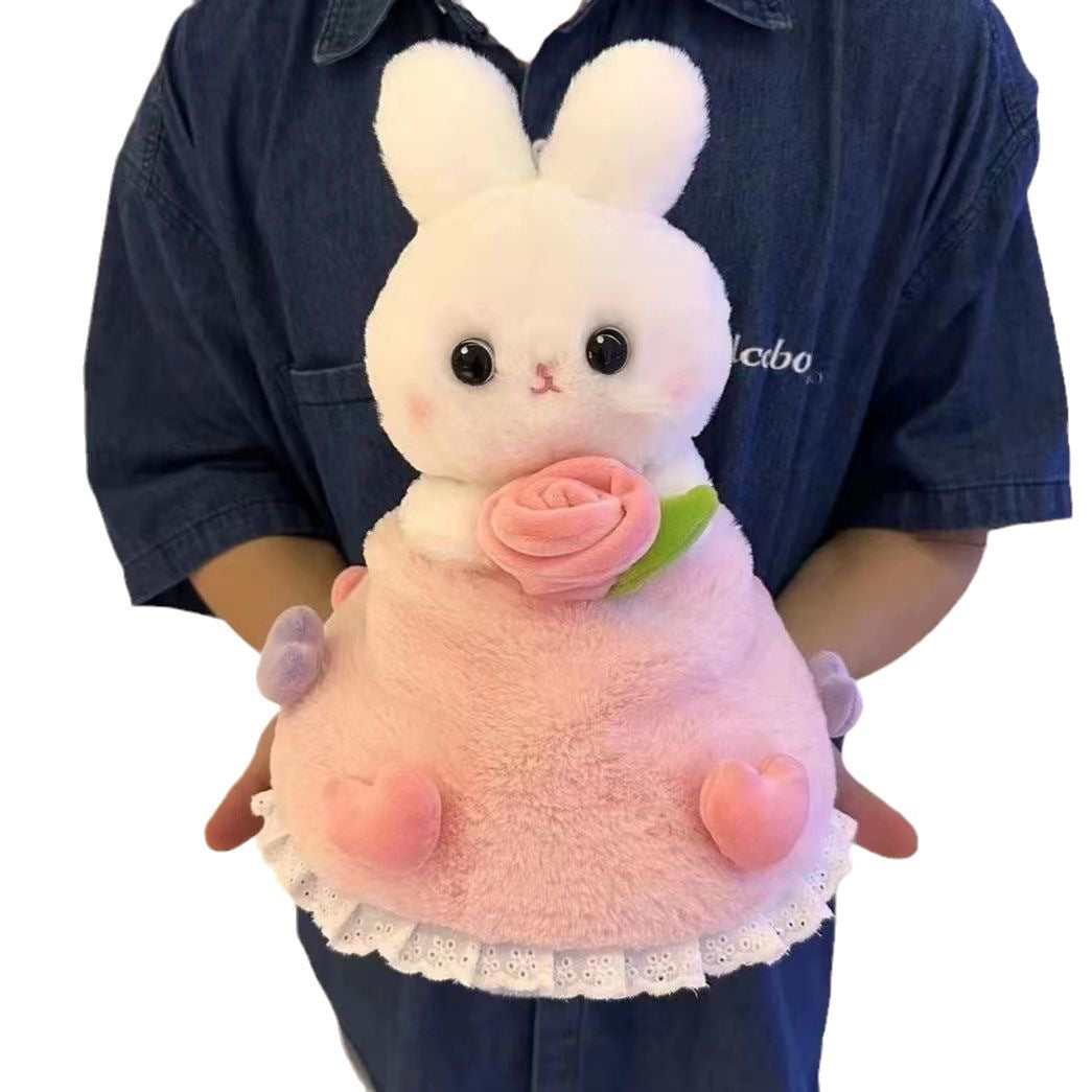 Bouquet Rabbit Cartoon Plush Doll