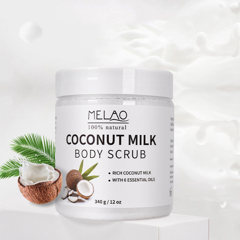 Coconut Milk Cleansing Moisturizing Exfoliating Body Scrub Cream