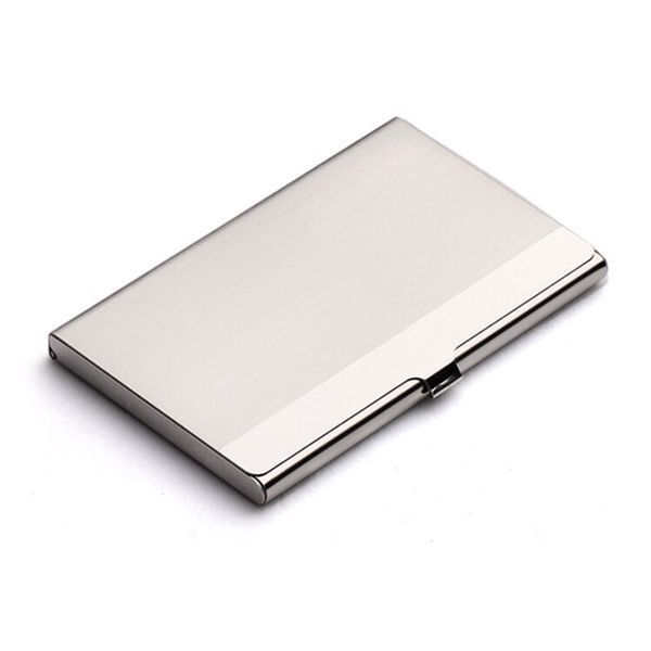 304 stainless steel business card holder with laser sculpture