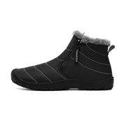 Verdickende Thermo-Baumwollschuhe  Reißverschluss, Fleece-gefüttert, Winterschuhe für Herren