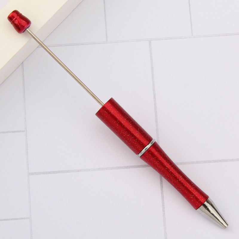 Creative Plastic Beaded Pen Ballpoint Pen