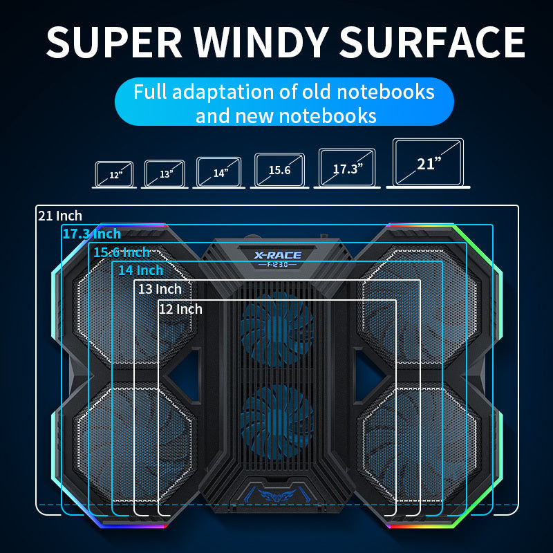 Exhaust fan frame cooling frame RGB light