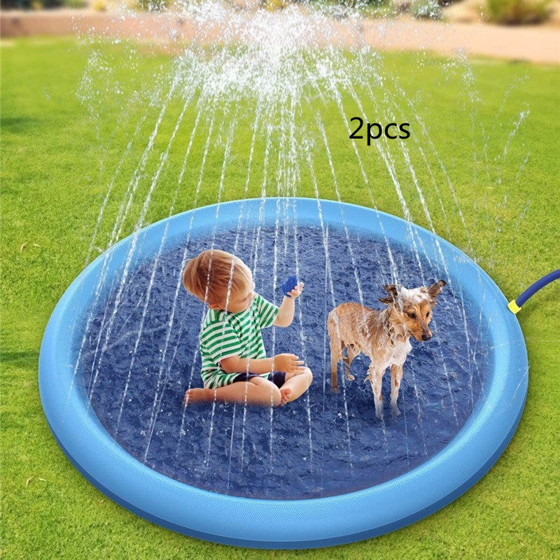 Non-Slip Splash Pad for Kids and Pet Water Toys