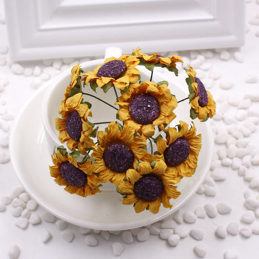 Wedding Candy Box Accessories Small Sunflower Bouquet