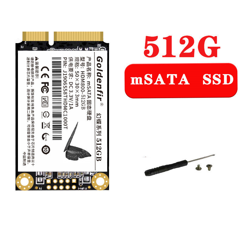 512 GB Desktop-Notebook-Computer, universelle Mini-SATA-SSD Festplatte