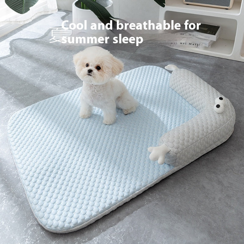 Breathable pet bed for dogs cool