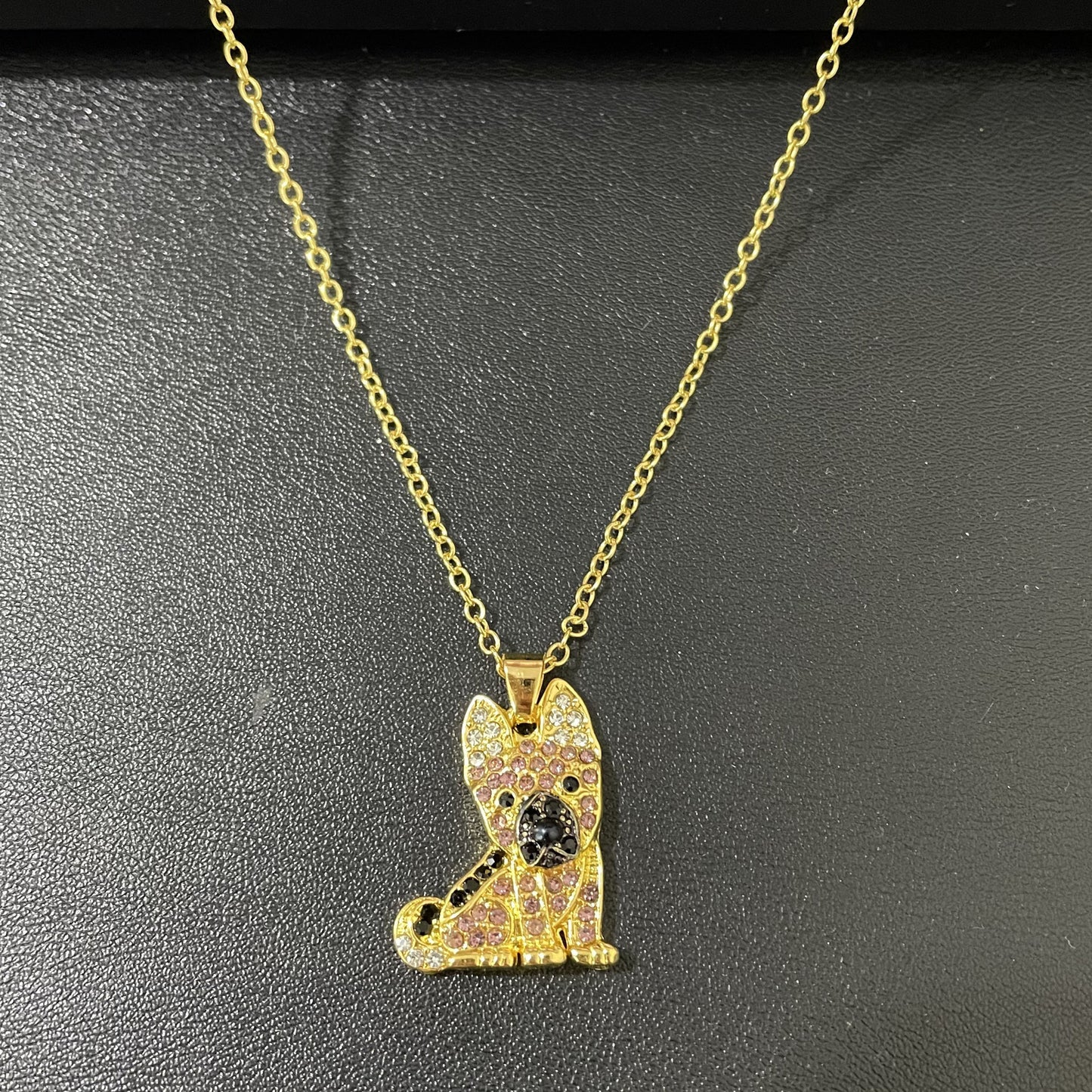 Cute German Shepherd Pendant Necklace