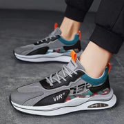 Luftkissen-Mesh-Sneakers personalisierte Schnürsenkel-Sportschuhe für Männer lässige, vielseitige, atmungsaktive Laufschuhe