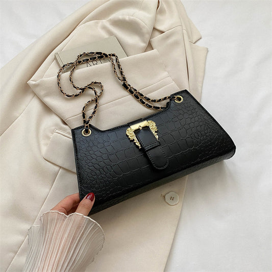 Simple Chain Shoulder Bag Casual Crossbody Small Square Bag