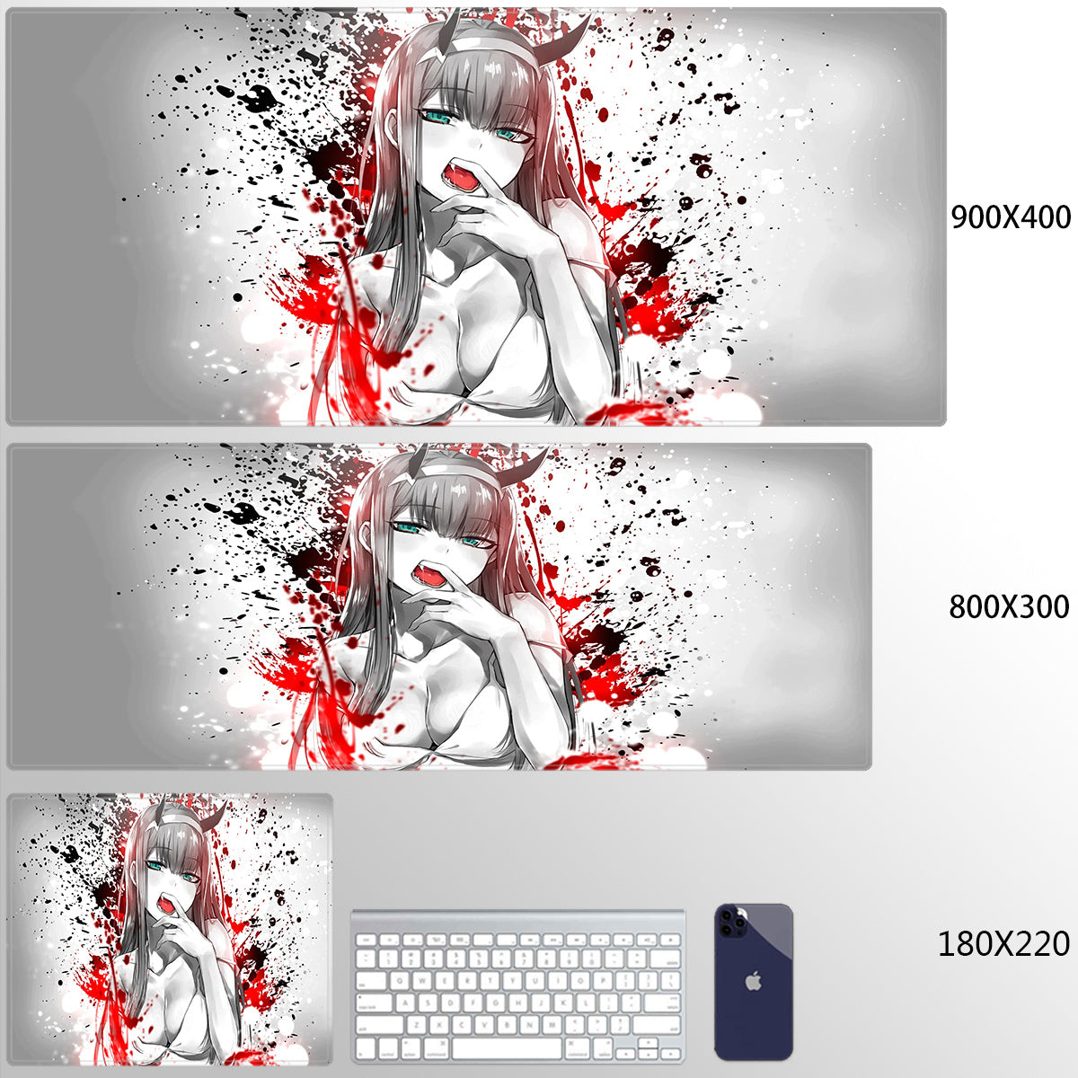 Darling Anime keyboard mat