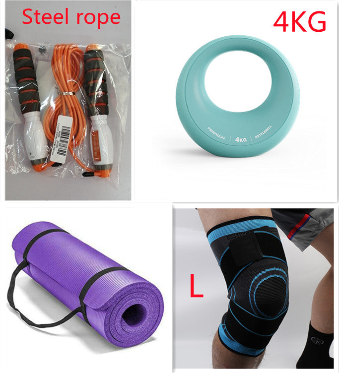 Electronic counting rope for fitness training