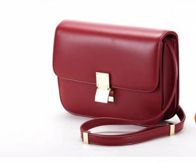 retro-style leather shoulder bag