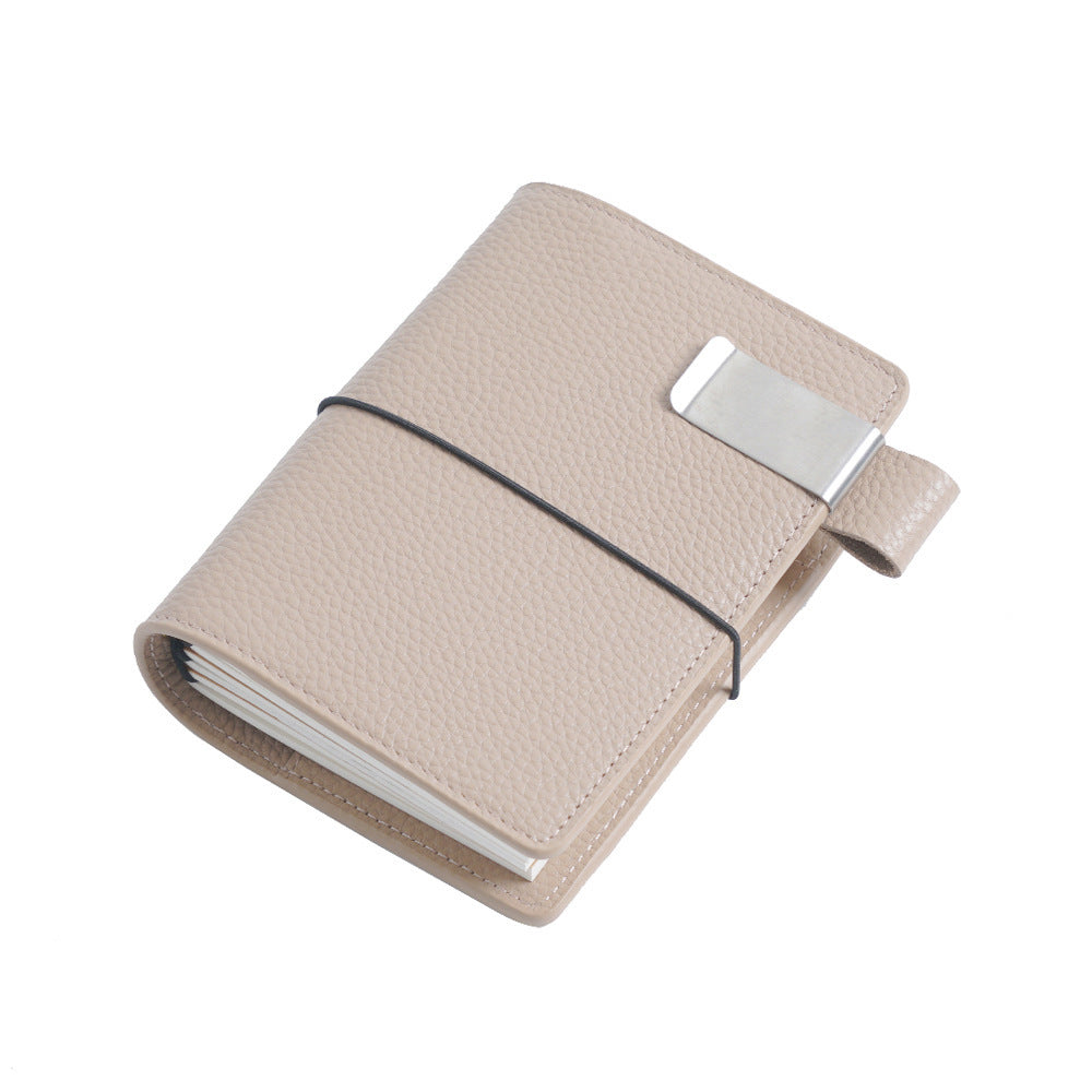 Leather Travel Notebook Card Holder Multi-function Notepad With Freebies