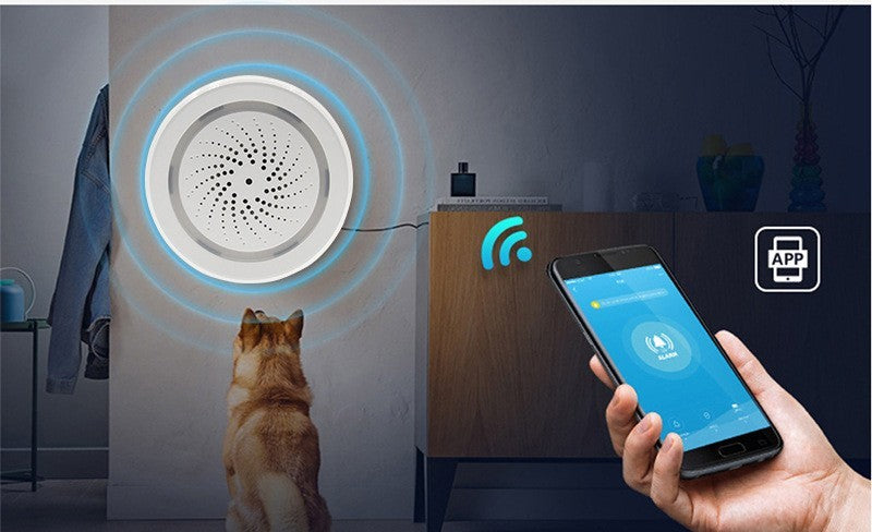 Wifi Alarm Haushalts Drahtlose Smart Sound Und Licht Alarm