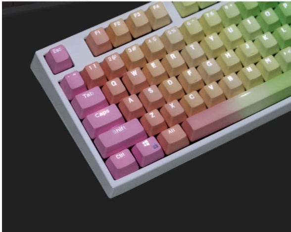 Colored keycap 104PBT material translucent