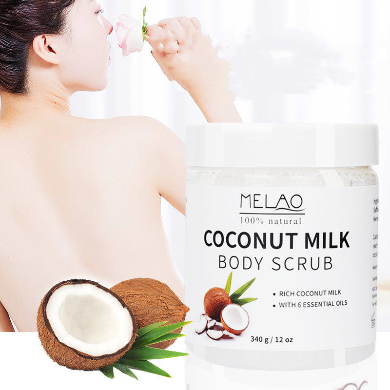 Coconut Milk Cleansing Moisturizing Exfoliating Body Scrub Cream