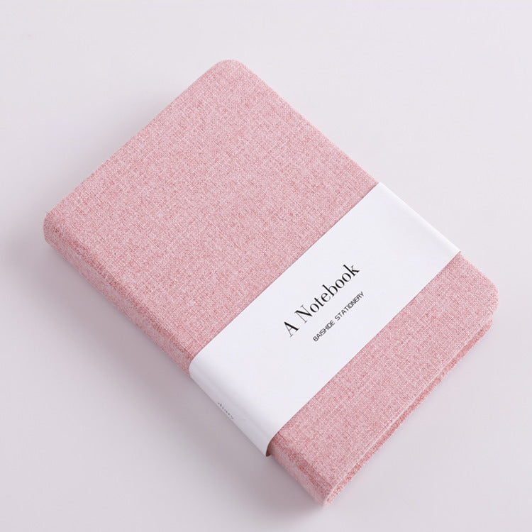 Japanese and Korean small super thick fabric notebook