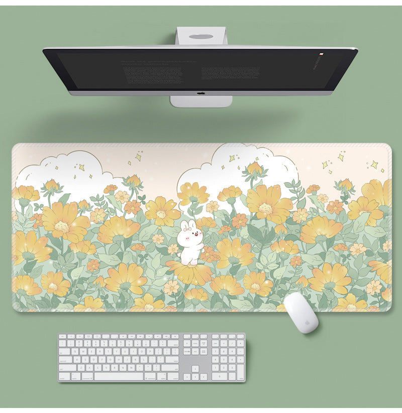 Flower Mouse Pad Super Cute Cartoon Laptop Keyboard Pad