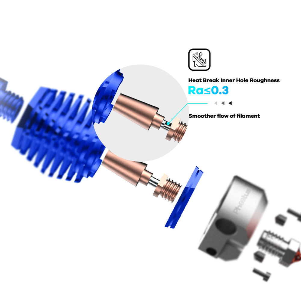 BMS Alle Metall Extrusion Kopf Heizung 3D Drucker Zubehör DIY Kit