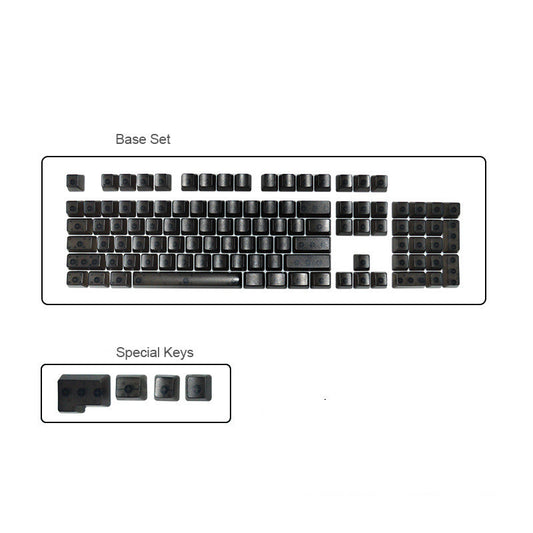 Transparente Tastenkappen Farbe Persönlichkeit Durchscheinende Mechanische Tastatur