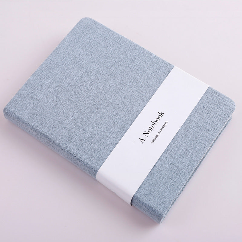 Japanese and Korean small super thick fabric notebook