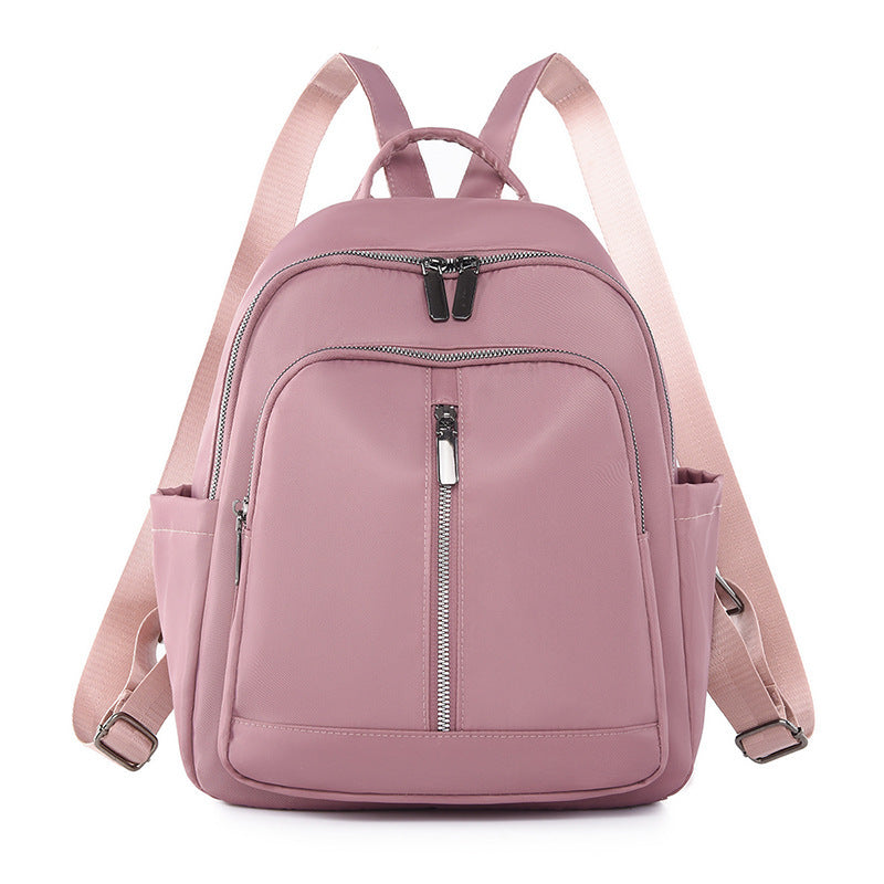 Casual Women Nylon Backpack Simple Versatile Large Capacity