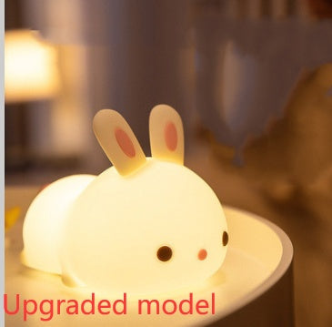 New Year's Gift Rabbit Silicone Lamp Pat Feeding Creative Night Light Children Toy