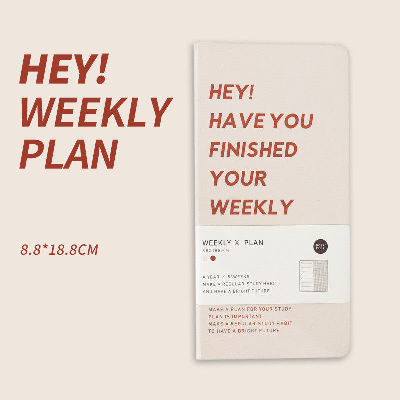 Weekly Plan Diary Manual