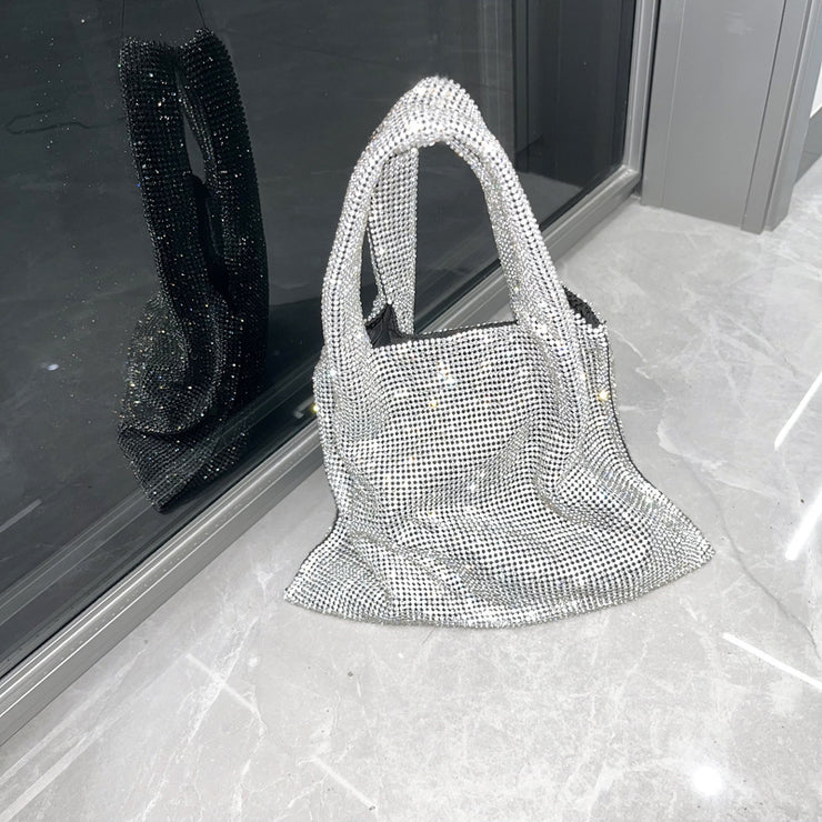 Handtasche Shiny Rhinestone Dinner Bag Party Lady