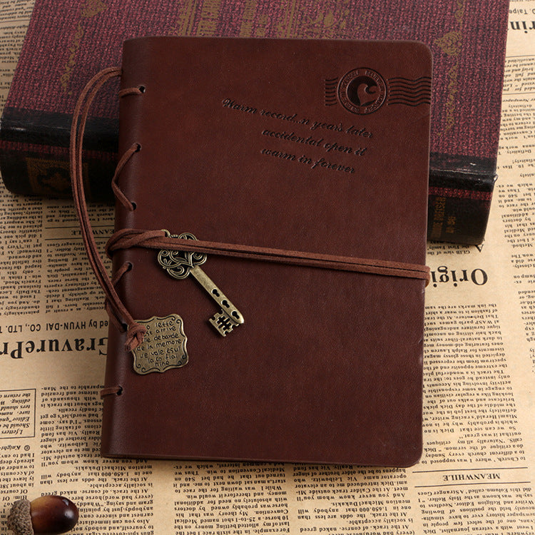 Creative Retro Bound Faux Leather Diary