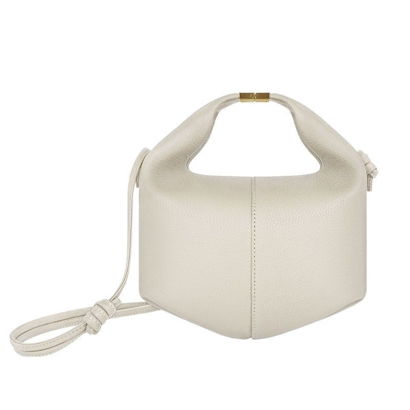 Lychee pattern cowhide design shoulder bag of special interest