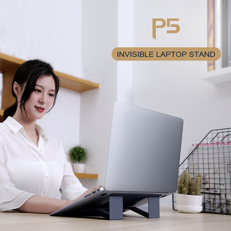 Invisible holder for laptop