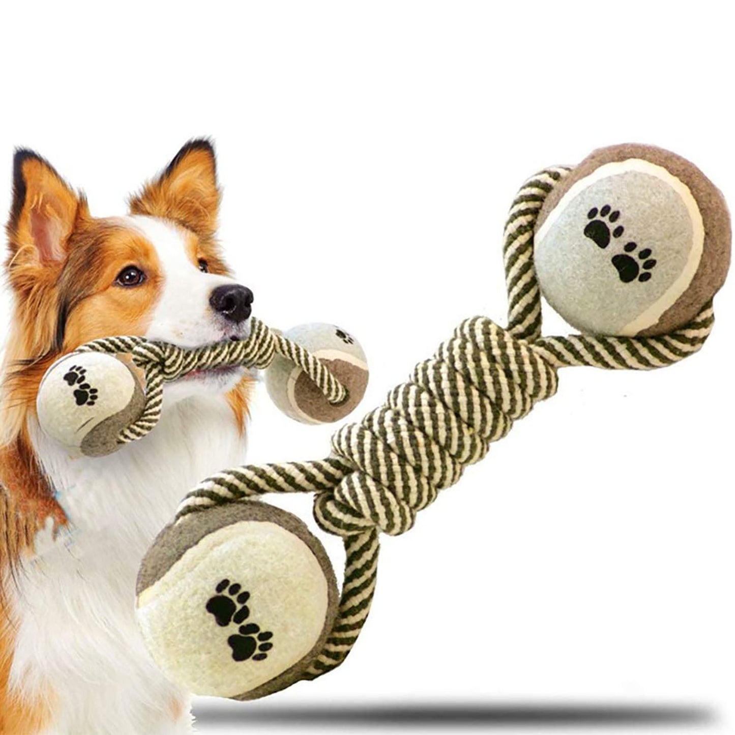 Toys for large and small dogs, interactive cotton rope toys