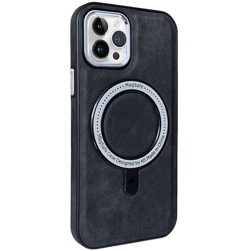 Matte solid color magnetic phone case