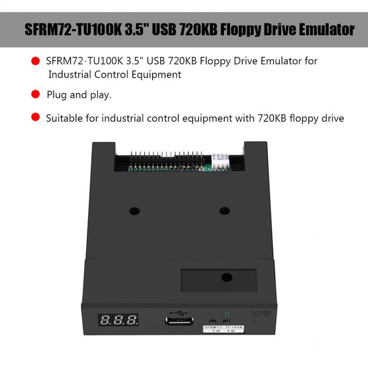 SFRM72-TU100K 3.5 USB 720KB Diskettenlaufwerk-Emulator, geeignet für die Industrie