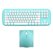 Drahtlose Tastatur und Maus Set Mädchen Farbe Retro