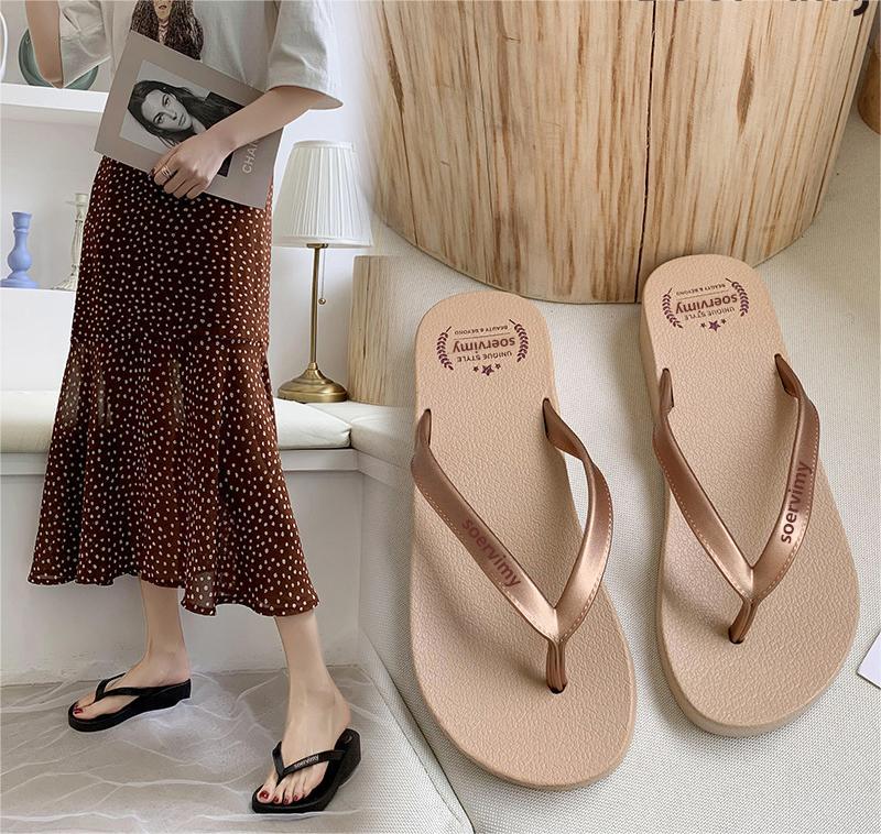 Women's Outdoor Wedge Slippers Fashion Leisure Summer by the Sea