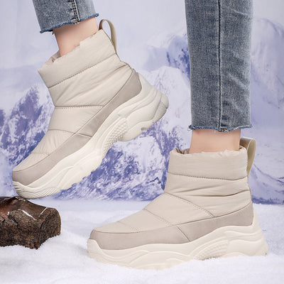 Damen-Schneestiefel, warm, mittelhoch, für den Außenbereich