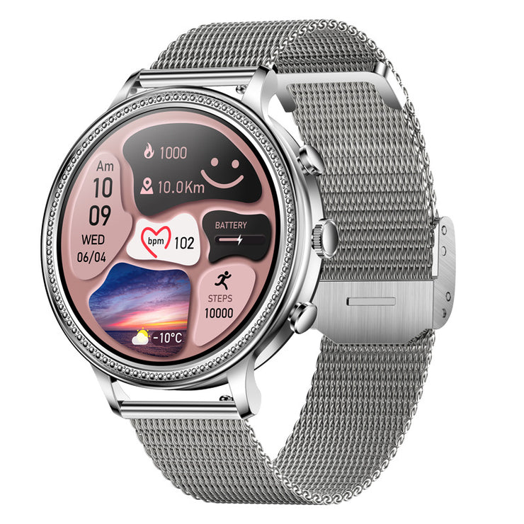 V60 Smart Watch Bluetooth Calling 139-Zoll-Bildschirm Herzfrequenz Blutdruck Schlafüberwachung Sport